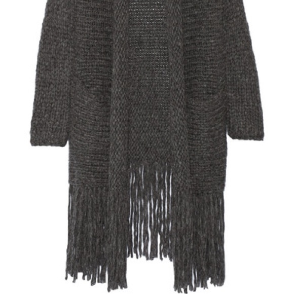 Raquel Allegra Fringed Alpaca Blend Cardigan - Picture 5 of 8