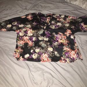 Bobeau Floral Top