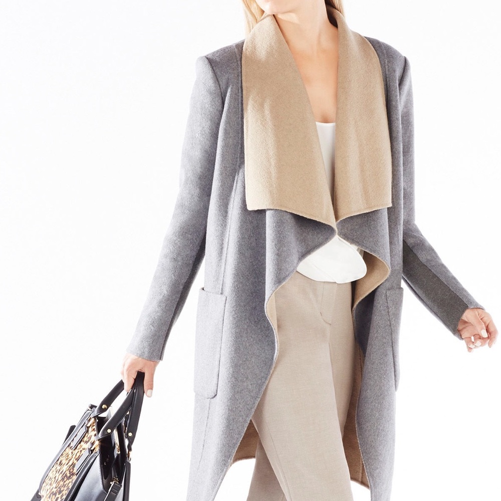 BCBG "hope" jacket (two-tone: grey)