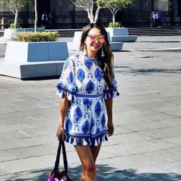 🆕Boutique Royal Tassel Romper - Picture 4 of 8