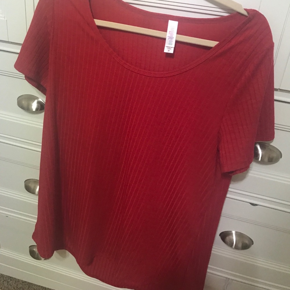 Lularoe soild red classic