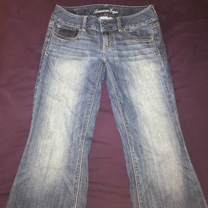 super stretch, boot cut jeans