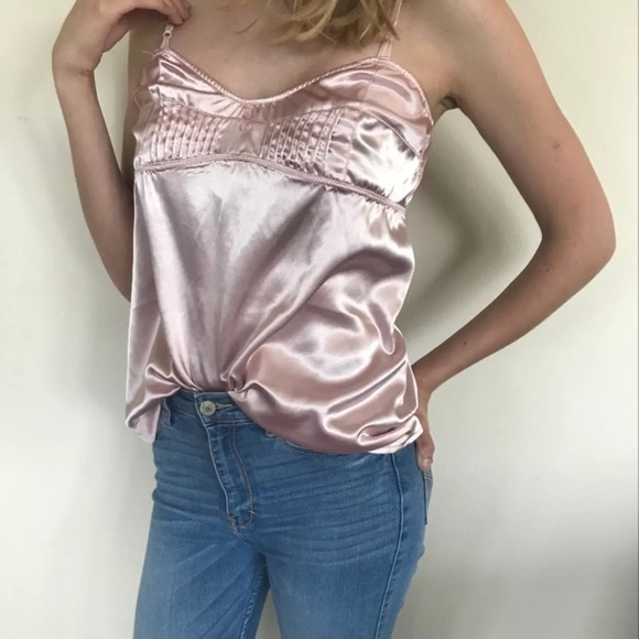 Pink silky top - Picture 1 of 4