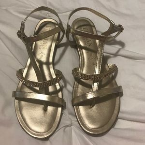 Italian Shoemakers Gold Sandals