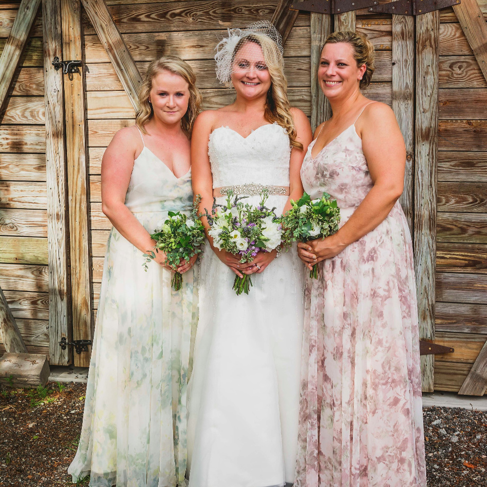 Jenny Yoo Inesse Floral Bridesmaid Dress