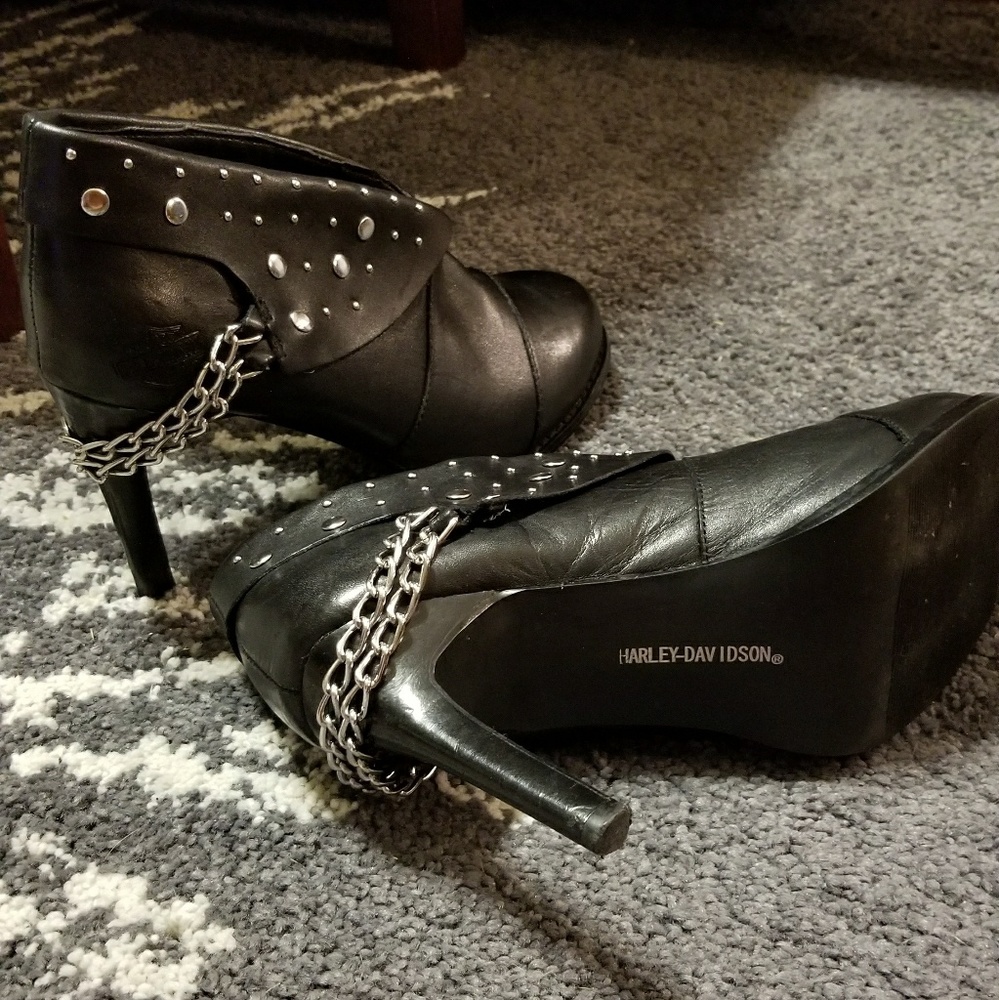Harley Davidson leather booties Stock #D83589