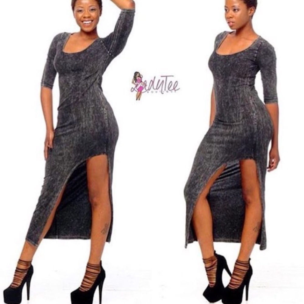 Charcoal maxi