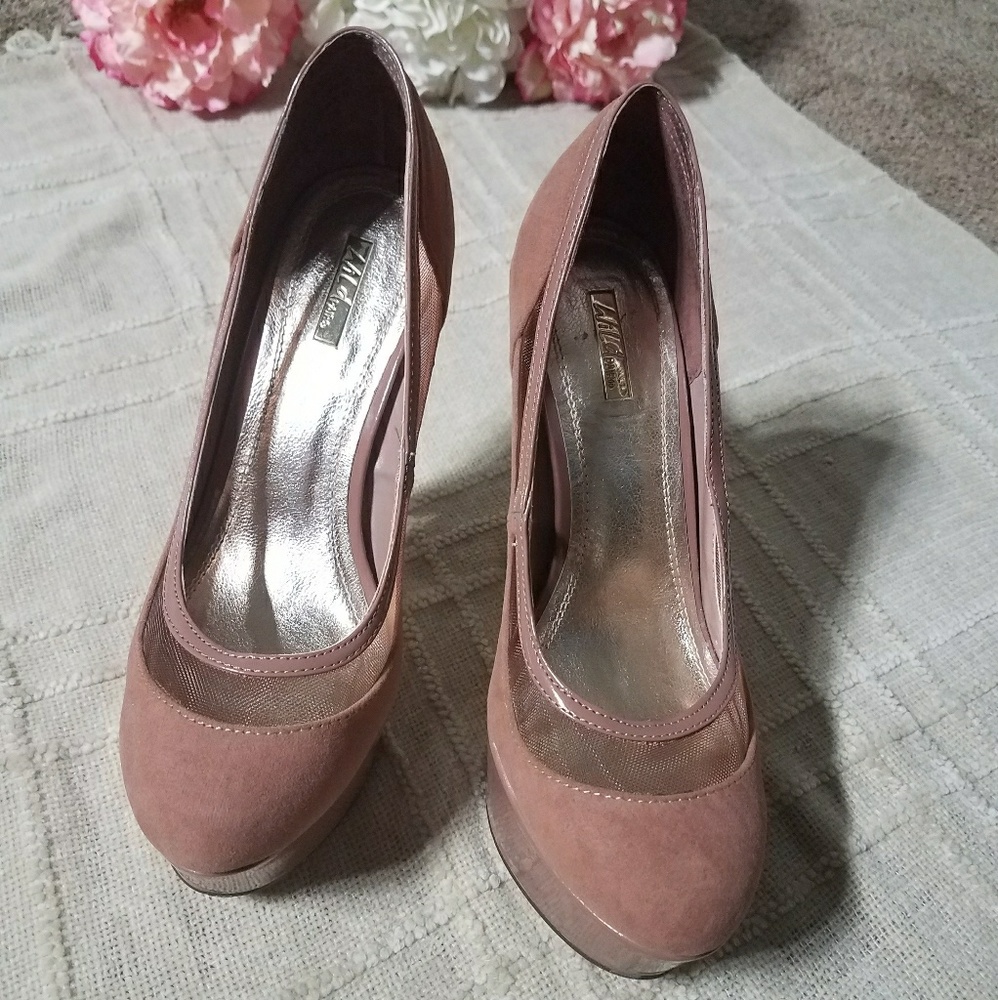 Wild pair taupe heels
