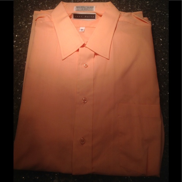 John Weitz Melon Short sleeve button down 18 big - Picture 1 of 2