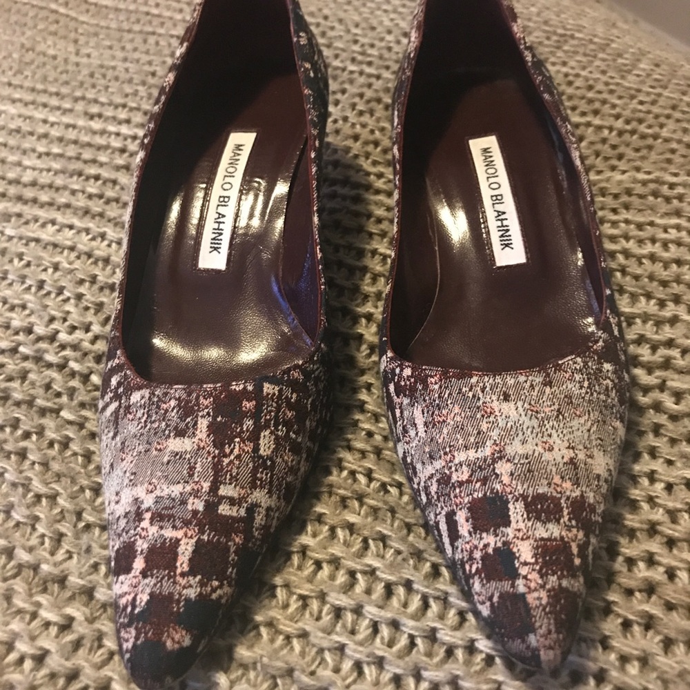 Low Heel Manolo Blahnik heels
