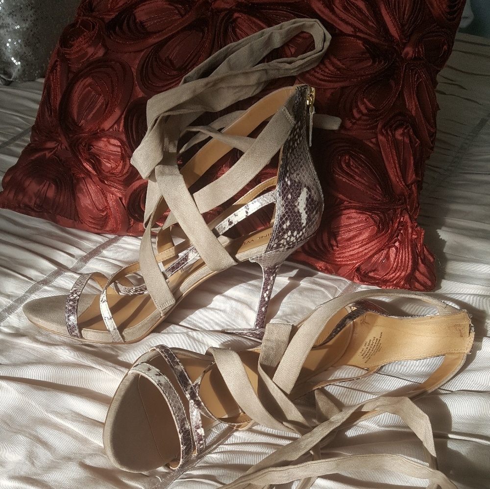 Strappy Nine West Sandals.