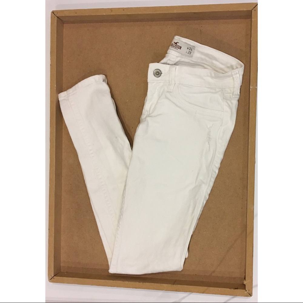 Hollister White Jeans