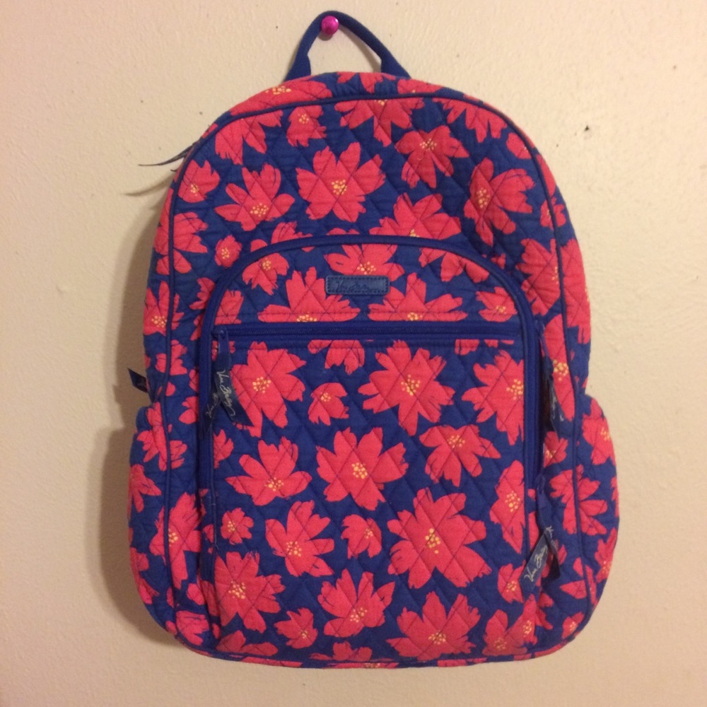 SOLD Vera Bradley quilted campus backpack