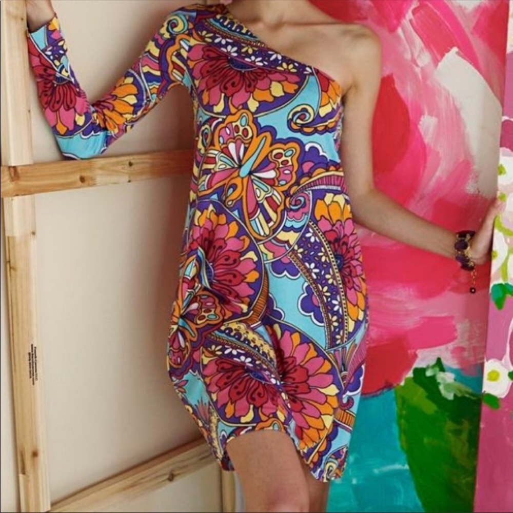 Lilly Pulitzer One Shoulder Dress