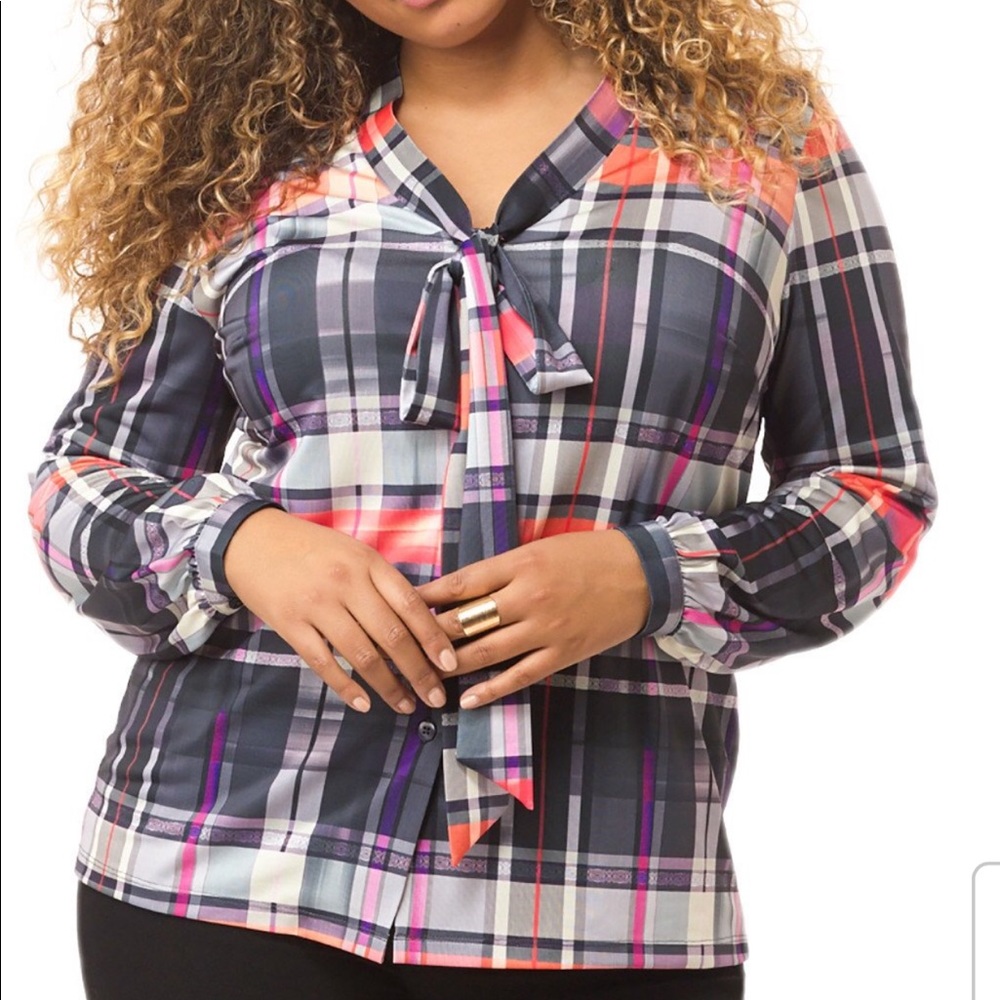 Plaid dress shirt