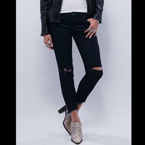 Free People Destroyed Ankle Skinny