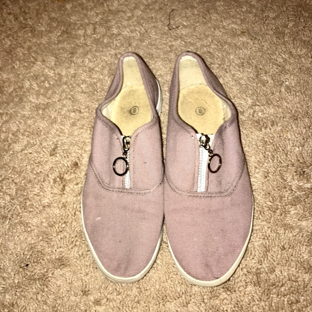 Zip up sneakers
