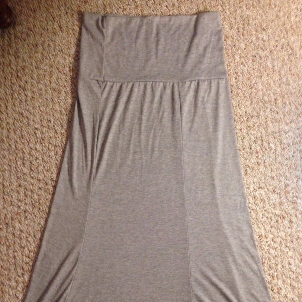 Maxi Skirt-Grey