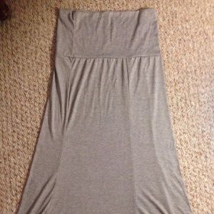 Maxi Skirt-Grey