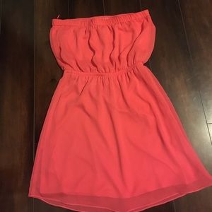 Cute strapless summer dress