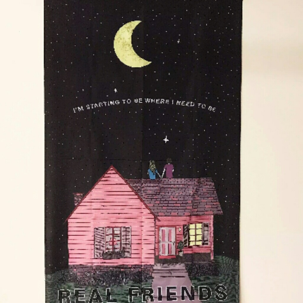 Real Friends Band Flag // Pop Punk