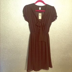 NWT Max Studio Max Edition Polka dot BLK & WHT 