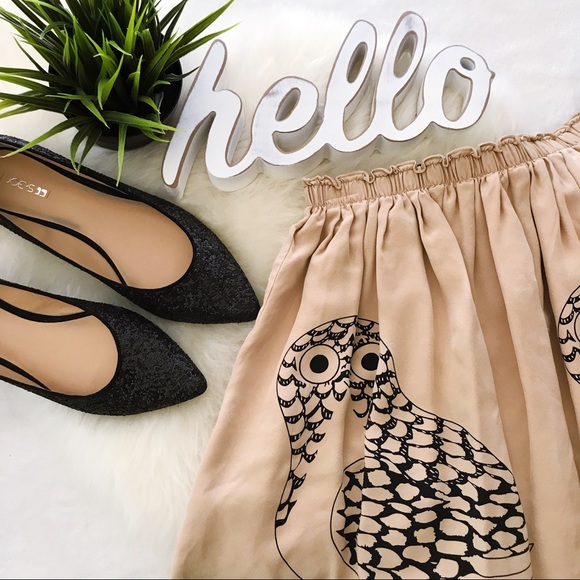 Anthropologie Dresses & Skirts - ANTHR Corey Lynn Calter Owl Daysleeper  mini skirt