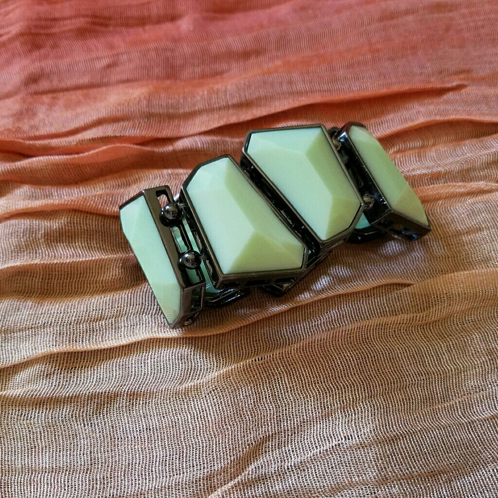 Tilly's Seafoam Green Statement Bracelet