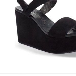 Pedro Garcia Dulce black platforms.