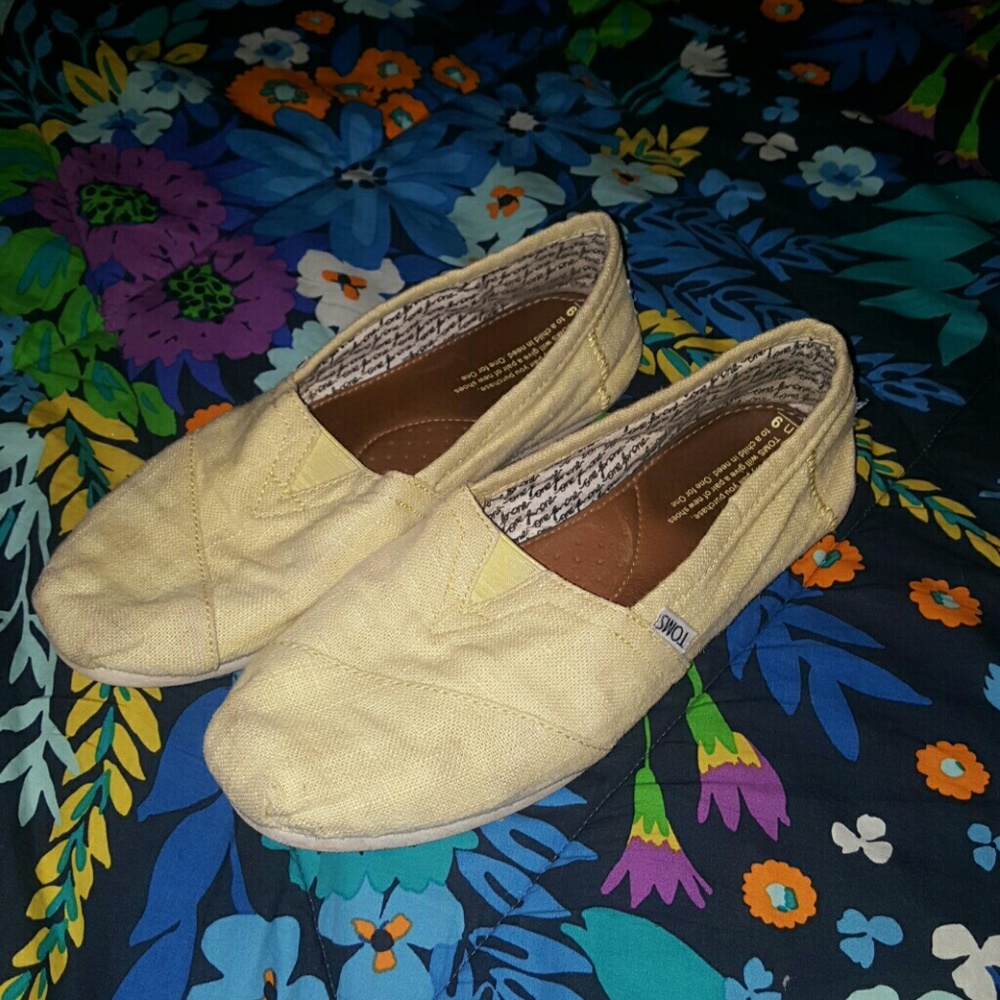 light yellow TOMS
