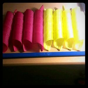 Twisting hair curlers