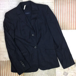 Piazza Sempione Juliette Blazer Italy Blue Wool 42