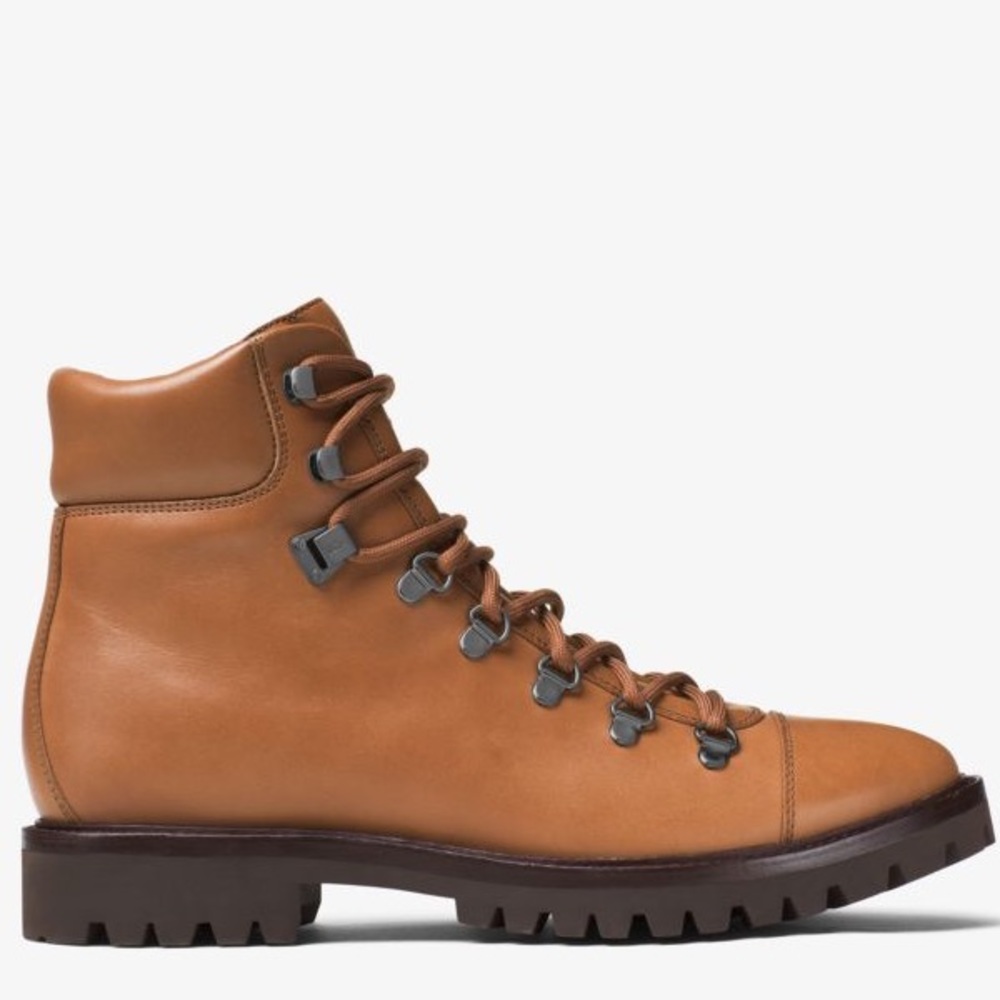 NWT Michael Kors Lance Leather Hiking Boots, 10 - Picture 2 of 3