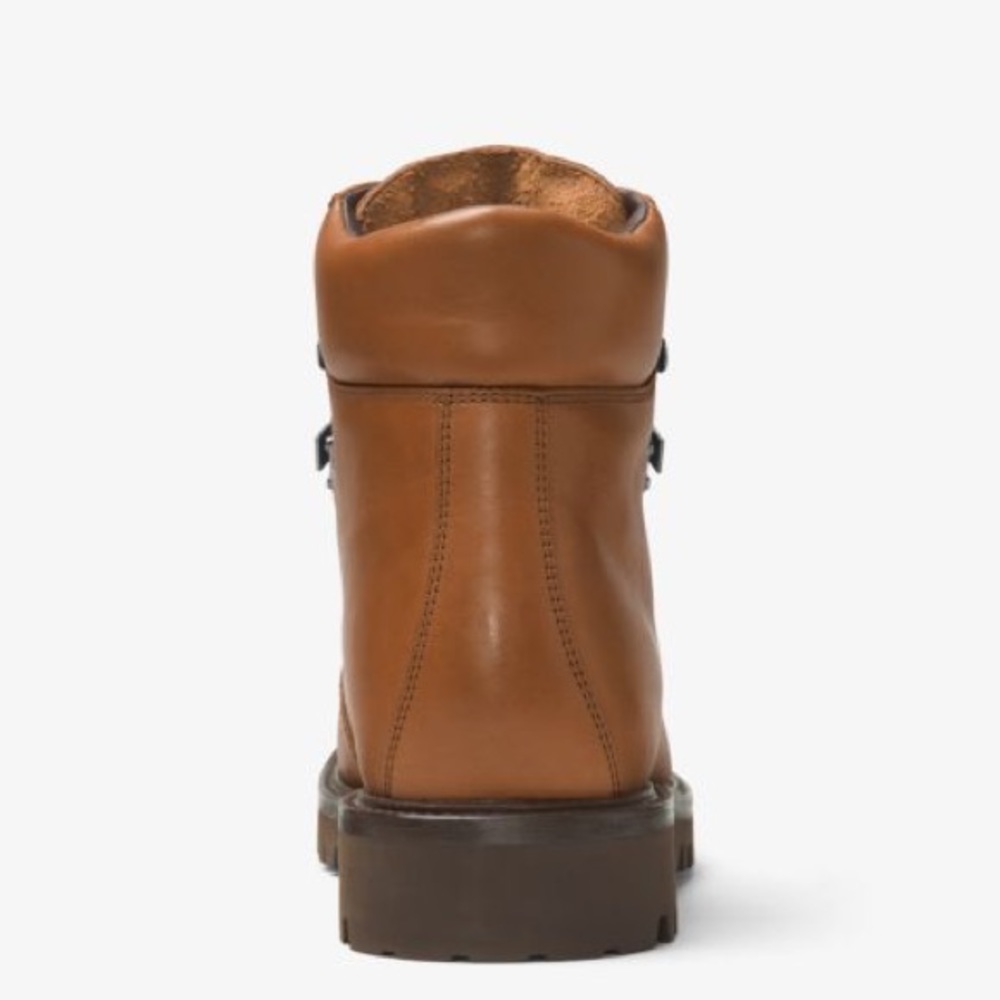 NWT Michael Kors Lance Leather Hiking Boots, 10 - Picture 3 of 3