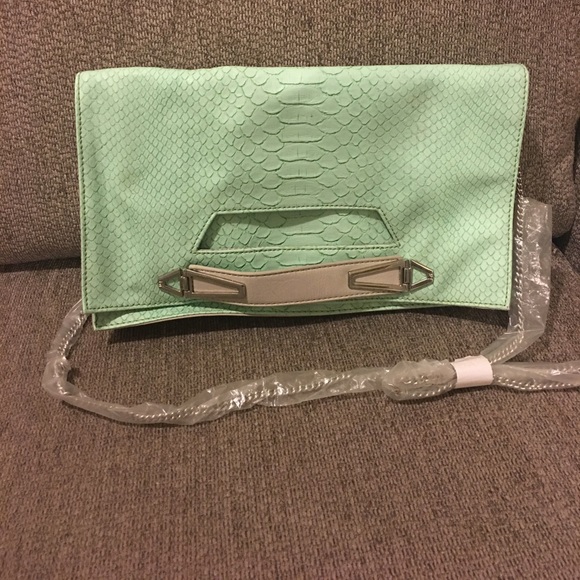 Danielle Nicole Savannah Snake Embossed Clutch - Picture 1 of 3