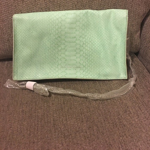 Danielle Nicole Savannah Snake Embossed Clutch - Picture 2 of 3