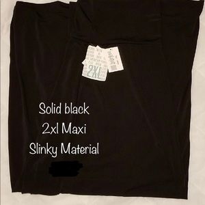 2xl BLACK Maxi-New With Tags