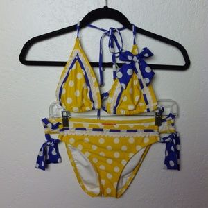 Yellow Polka Dot Bikini