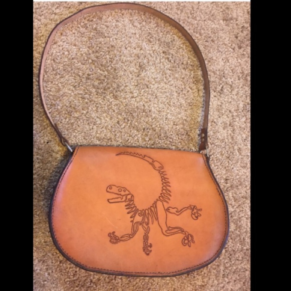 SOLD Jurassic park purse dinosaur t-Rex leather - Picture 4 of 7