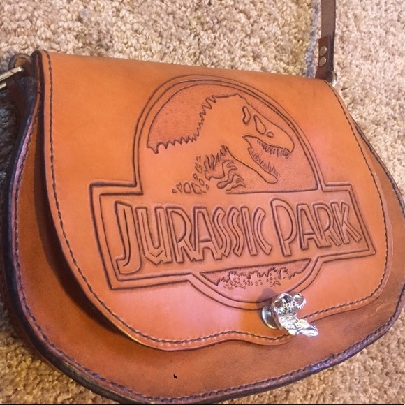 SOLD Jurassic park purse dinosaur t-Rex leather - Picture 3 of 7