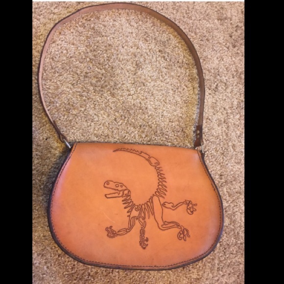 SOLD Jurassic park purse dinosaur t-Rex leather - Picture 4 of 7
