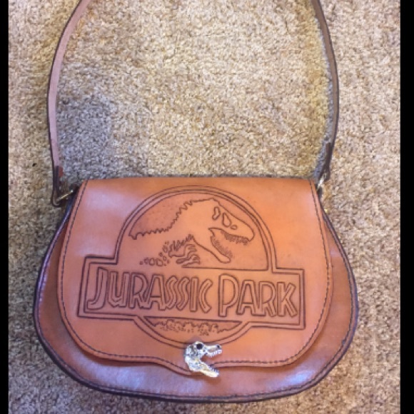 SOLD Jurassic park purse dinosaur t-Rex leather - Picture 2 of 7