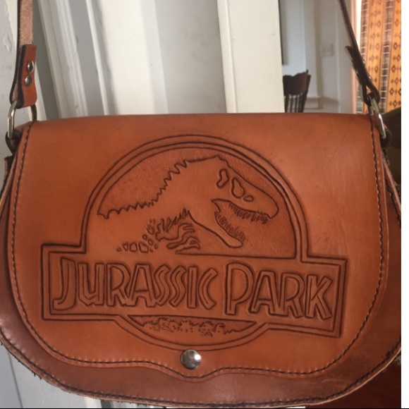 SOLD Jurassic park purse dinosaur t-Rex leather - Picture 7 of 7