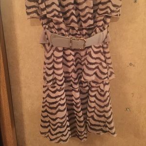 Strapless mini dress!