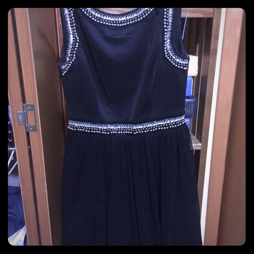 Black Cocktail Dress w/ sequins