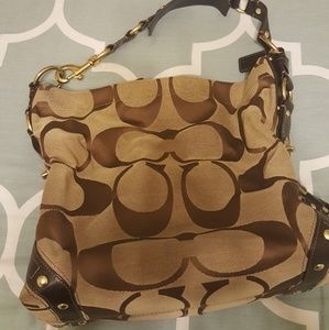 Original Coach Monogram Shoulder Purse