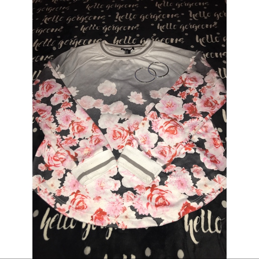 Sporty Rose Sweatshirt