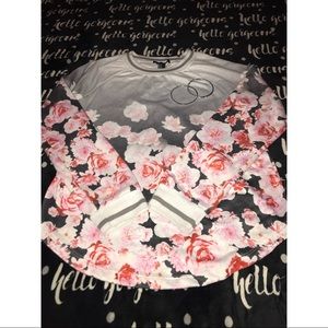 Sporty Rose Sweatshirt