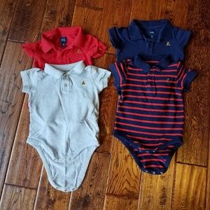 GAP polo onesies bundle