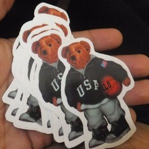 10 Polo Ralph Lauren Basketball Stickers Fashion